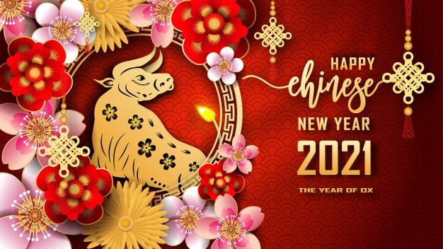 Chúc mừng năm mới 2021 bằng tiếng Trung