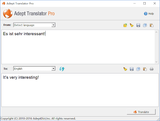 Phần mềm Adept Translator Pro