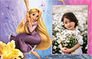 phông nền ghép ảnh trẻ em Công chúa tóc vàng Rapunzel