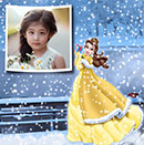 phông nền ghép ảnh trẻ em Công chúa Bella
