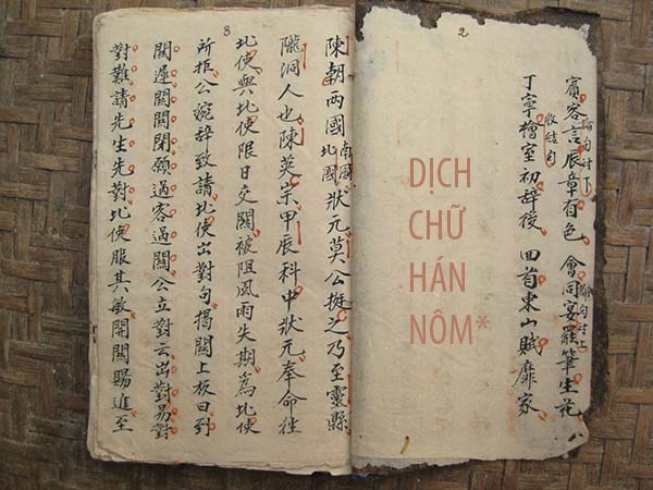 Báo giá chi phí dịch chữ Hán Nôm