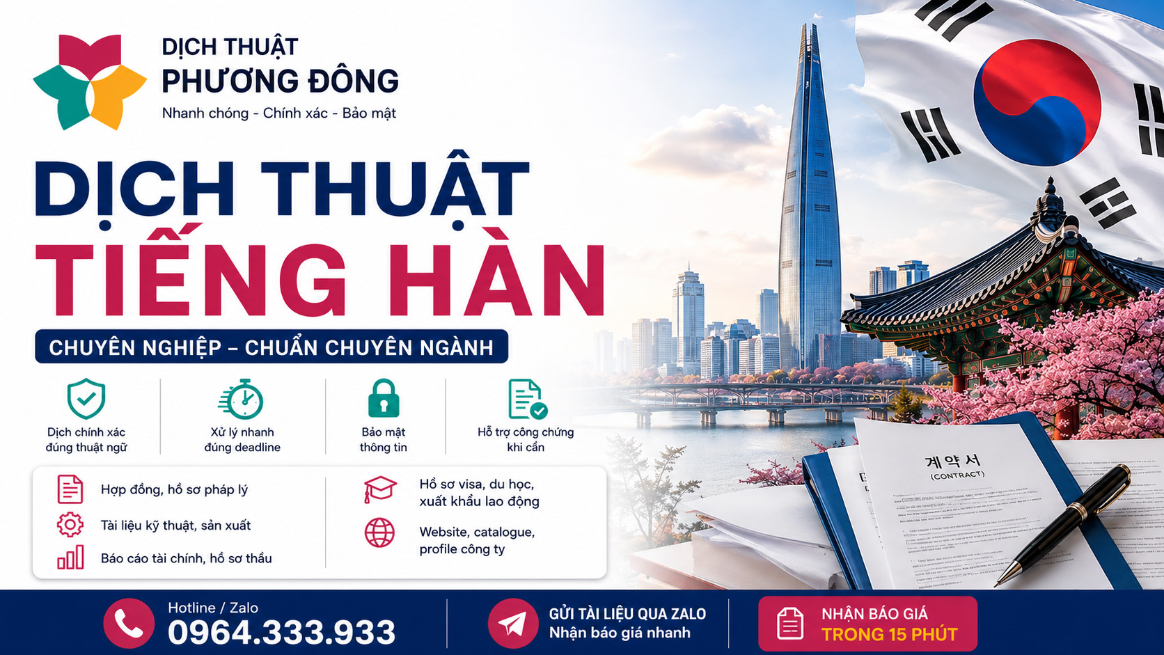 Dịch tiếng Việt sang tiếng Hàn