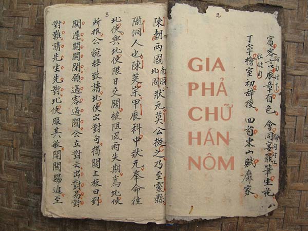 Dịch gia phả chữ Hán Nôm sang tiếng Việt