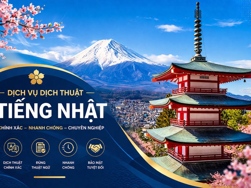 Dịch thuật tiếng Nhật chuyên nghiệp – nhanh chóng, chính xác